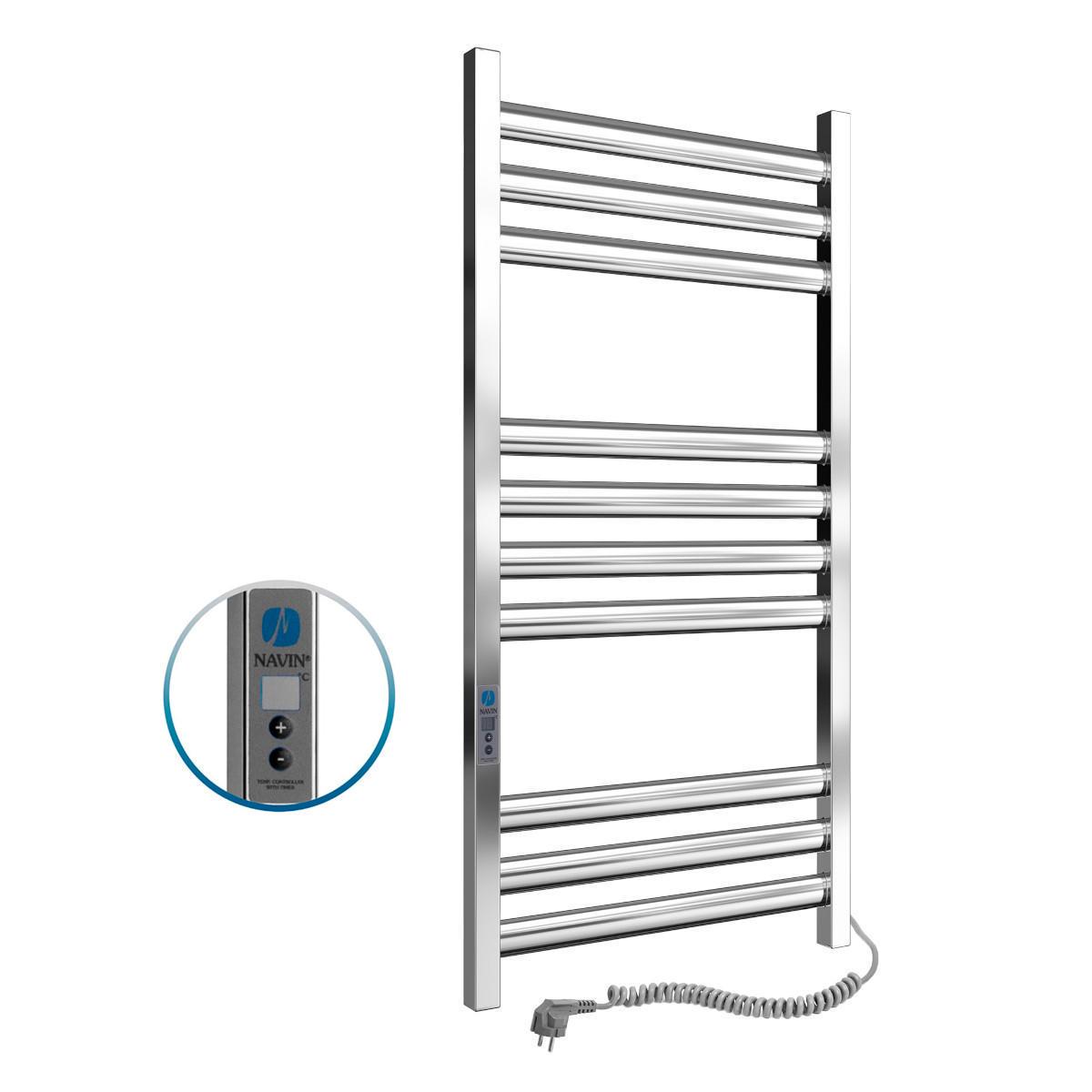 Рушникосушарка електрична NAVIN Ellipse Digital з таймером права 500х1000 мм (2134805648)