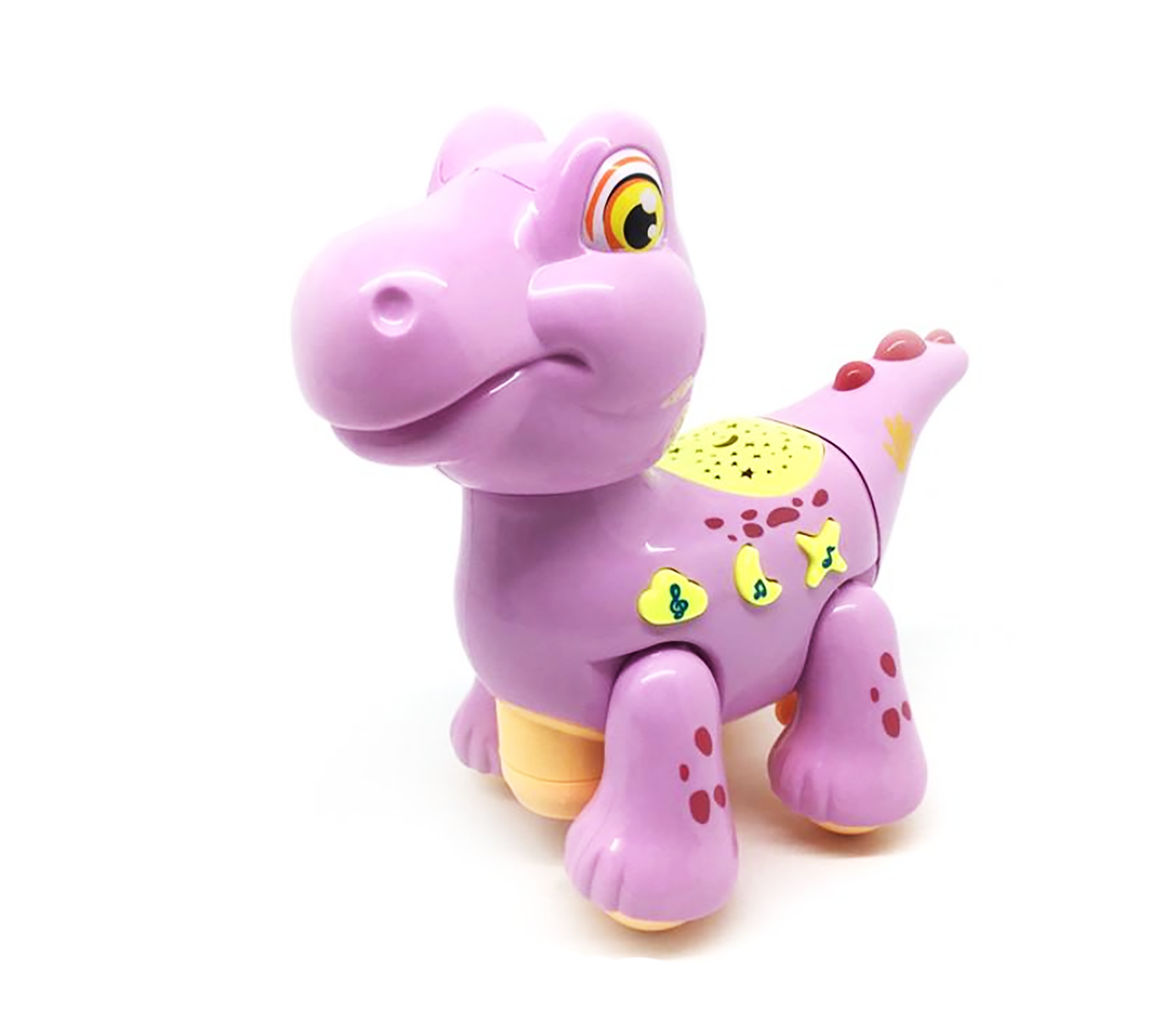 Интерактивная игрушка JSL TOYS Animal Paradise танцующий динозавр с проектором Розовый (SUN2273)