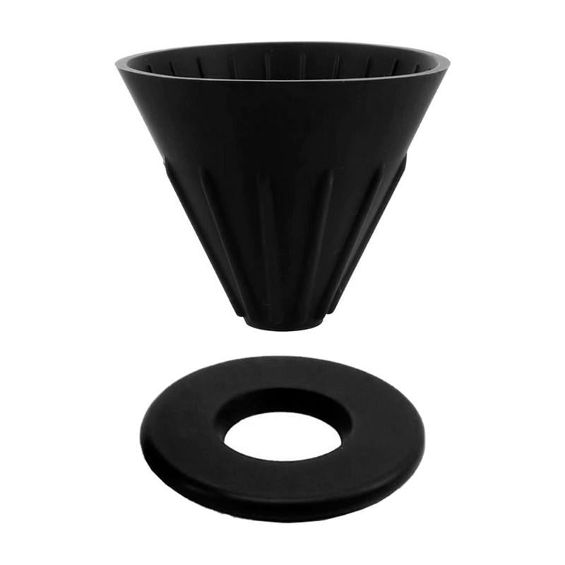 Пуровер Ecocoffeetools GV40 для заваривания кофе Black (31457488)