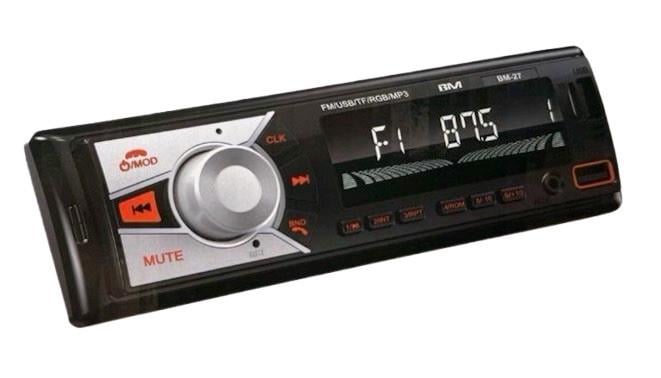 Автомагнитола Bluetooth BM-27 ISO 1DIN Автозвук 4x100 вт USB SD пульт ду LCD-дисплей RGB подсветка Черный (2671767415) Автомагнитола Bluetooth BM-27 ISO 1DIN Автозвук 4x100 вт USB SD пульт ду LCD-дисплей RGB подсветка Черный (2671767415)
