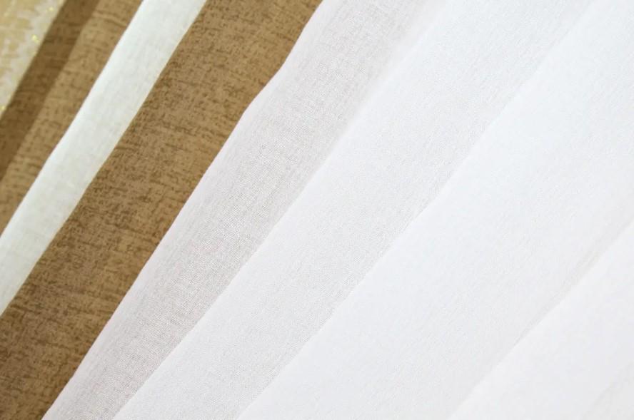 Фіранка на кухню/балкон 400х170 см Коричневий/Білий (111к) - фото 5