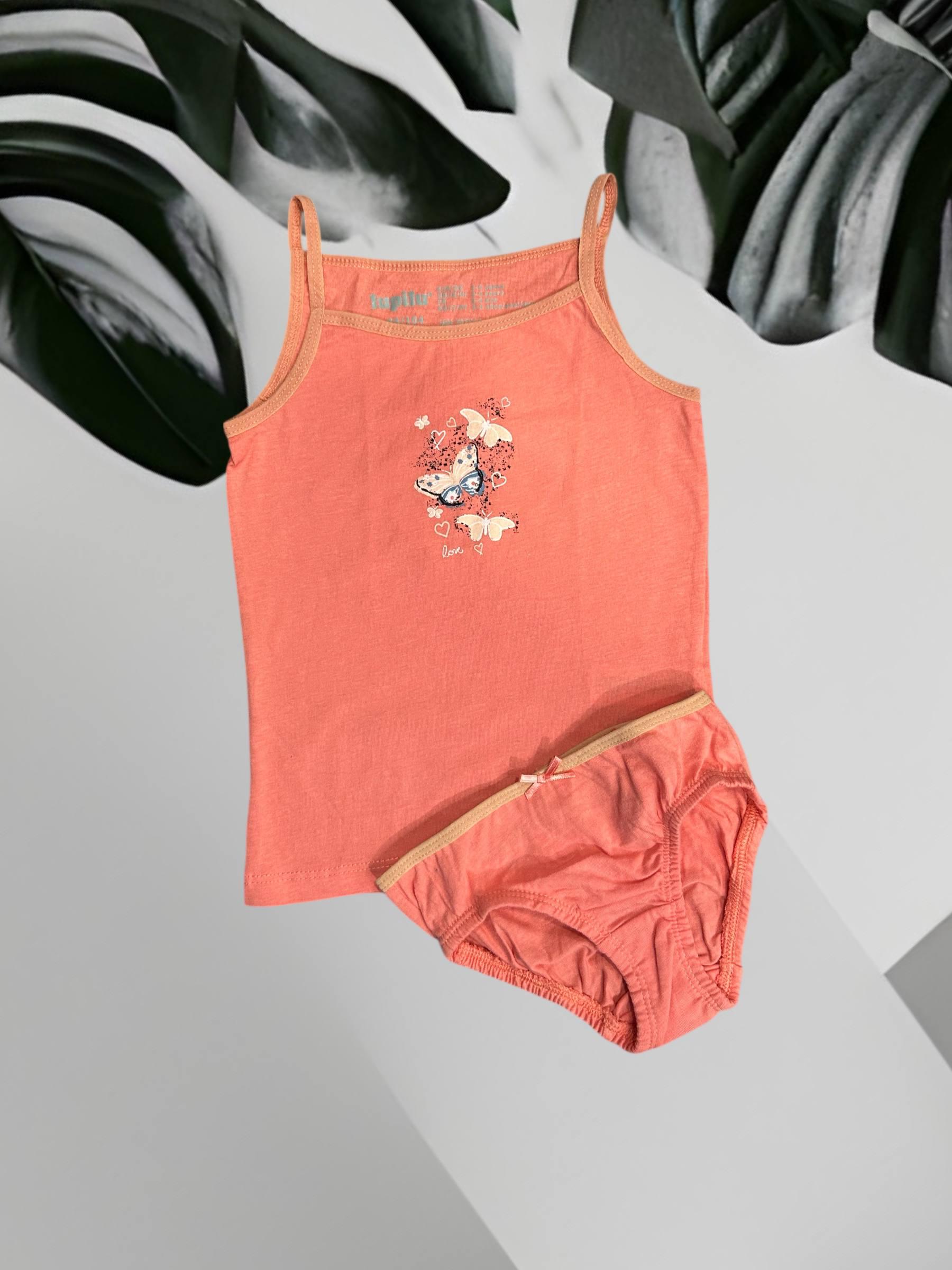 Майка и трусы Lupilu 6-8 лет 122-128 см Персиковый