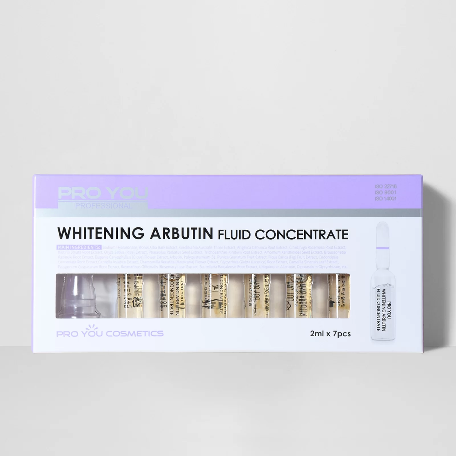Флюид-концентрат PRO YOU Professional Arbutin Fluid с арбутином для осветления кожи 2 мл 7 шт. (11120300)