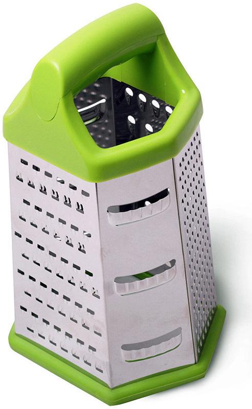 Терка-шинковка Kamille Tampere 6-гранная с пластиковой ручкой - фото 2