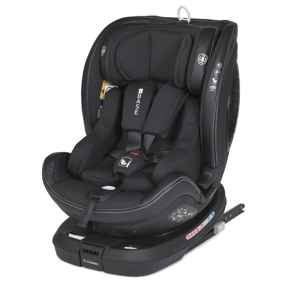 Дитяче автокрісло ME 1109 i-BASE Jet Black, i-SIZE R129 (зріст дитини 40-150см)