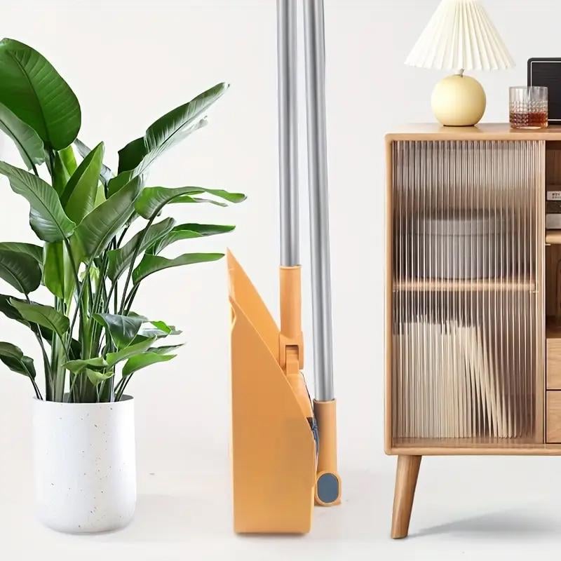 Совок з щіткою із нержавіючої сталі TL-HC03 Жовтий (TL-HC03Y) - фото 9