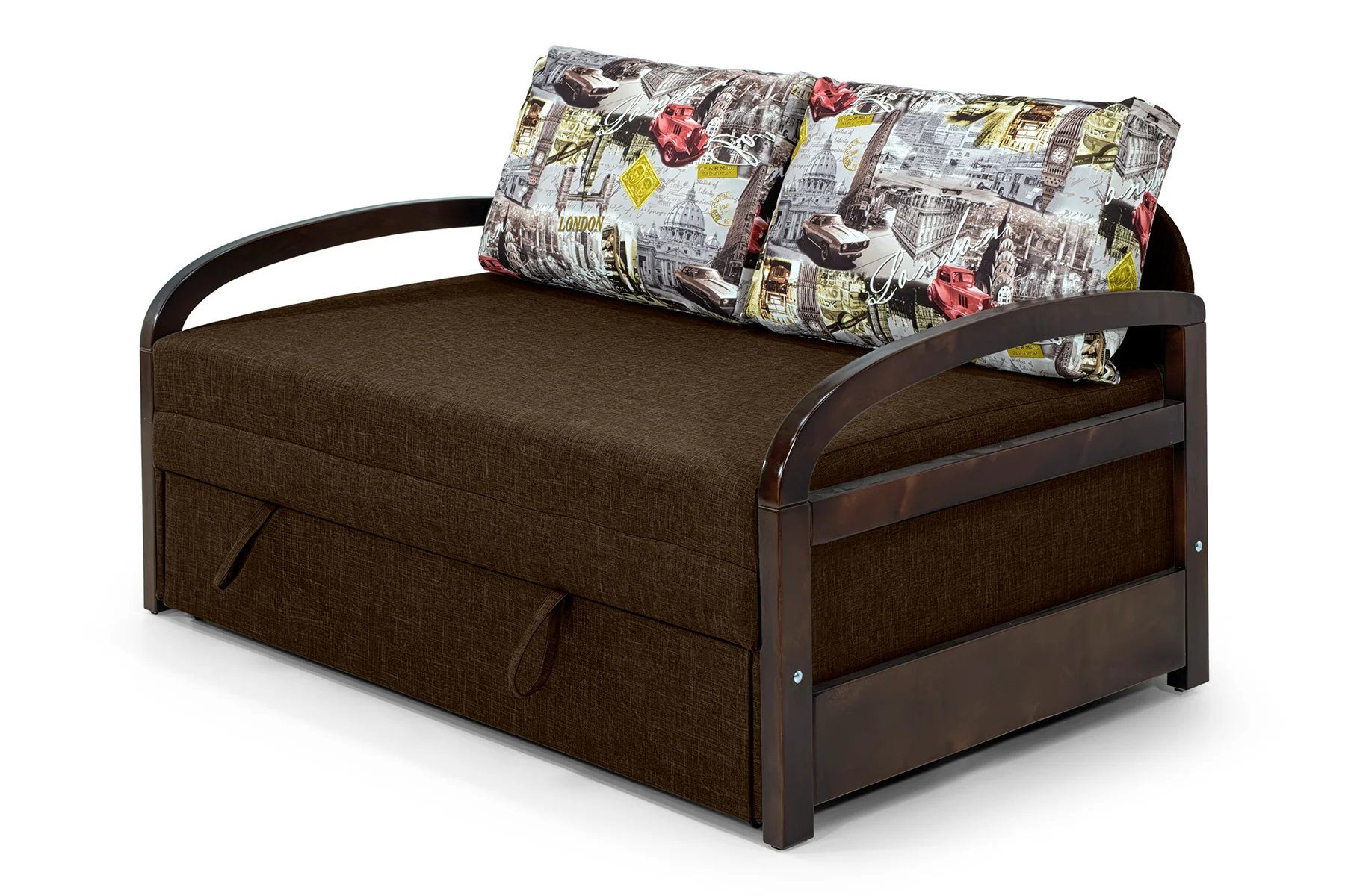 Диван-кресло Селин-80 88х97 см Коричневый (28118868)