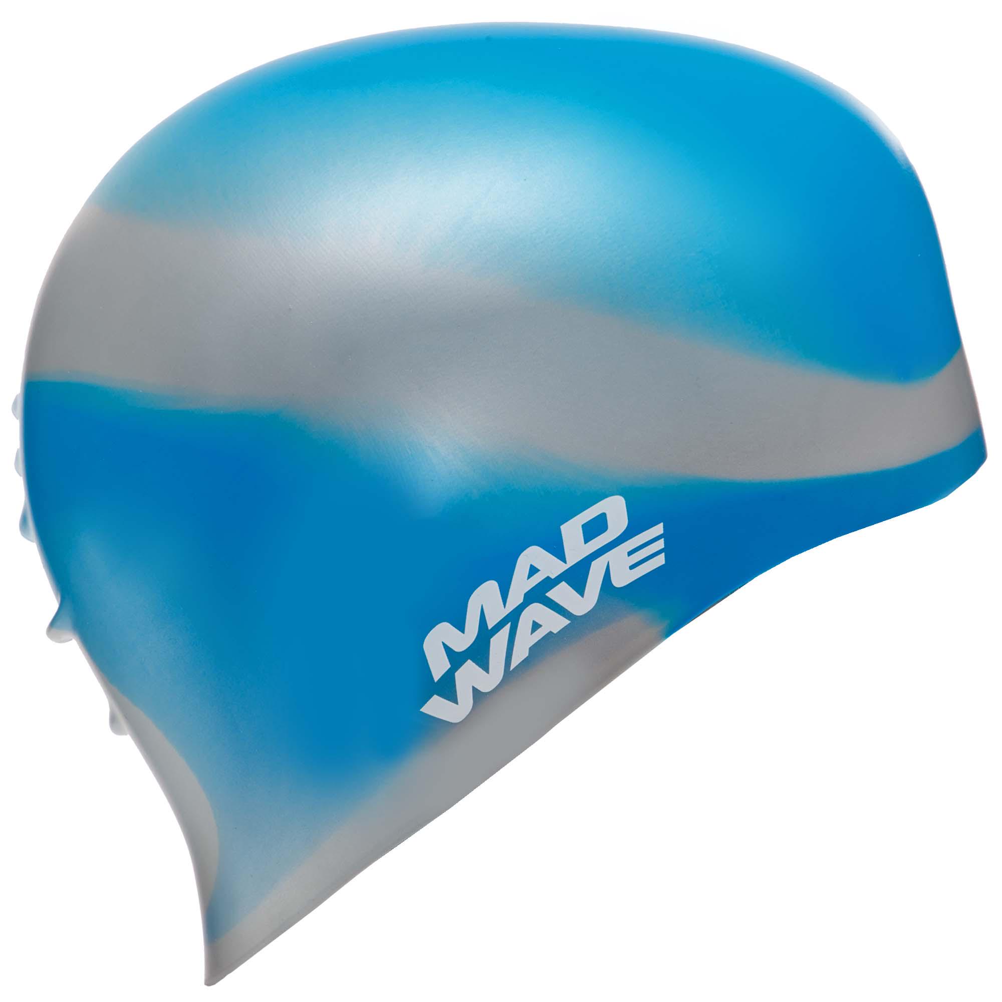 Шапочка для плавания для взрослых MadWave MULTI M053001 силиконовая Голубой (M053001_Голубой) - фото 4 Шапочка для плавания для взрослых MadWave MULTI M053001 силиконовая Голубой (M053001_Голубой) - фото 4