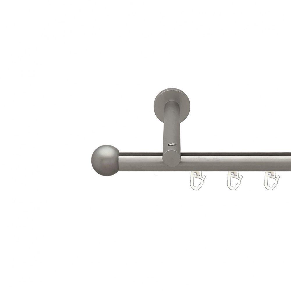 Карниз для штор Orvit Куля однорядний профільний 16 см 300 см Сатин (00-00015123)