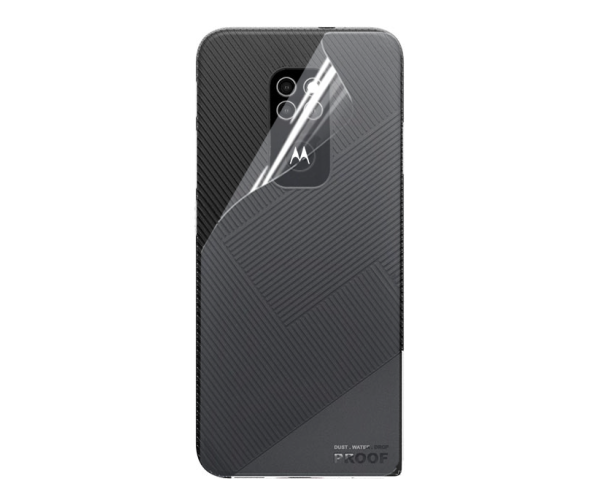 Пленка противоударная гидрогелевая Hydrogel Film для Motorola Defy 2021 на заднюю панель Transparent