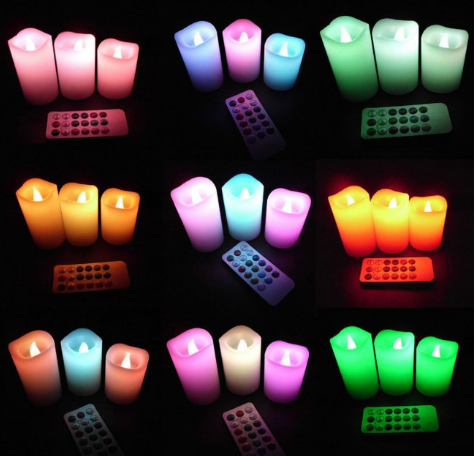 Світлодіодні LED свічки Luma Candles з пультом 3 свічки - фото 5 Світлодіодні LED свічки Luma Candles з пультом 3 свічки - фото 5