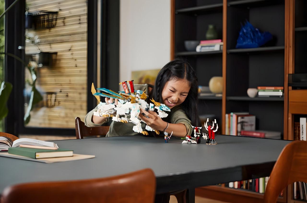 Конструктор Ninjago Крижаний дракон Зейна 1005 деталей (11086) - фото 6