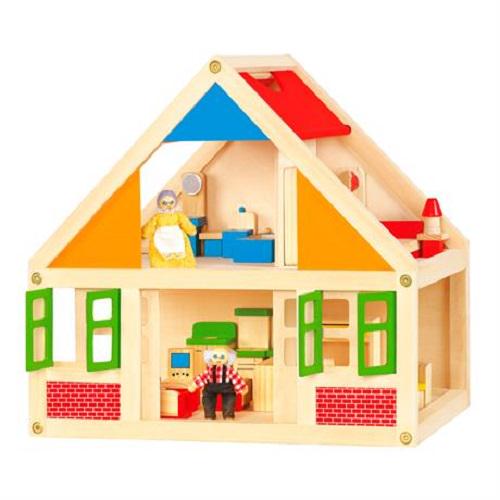Деревянный игровой набор Viga Toys Кукольный домик (18626)