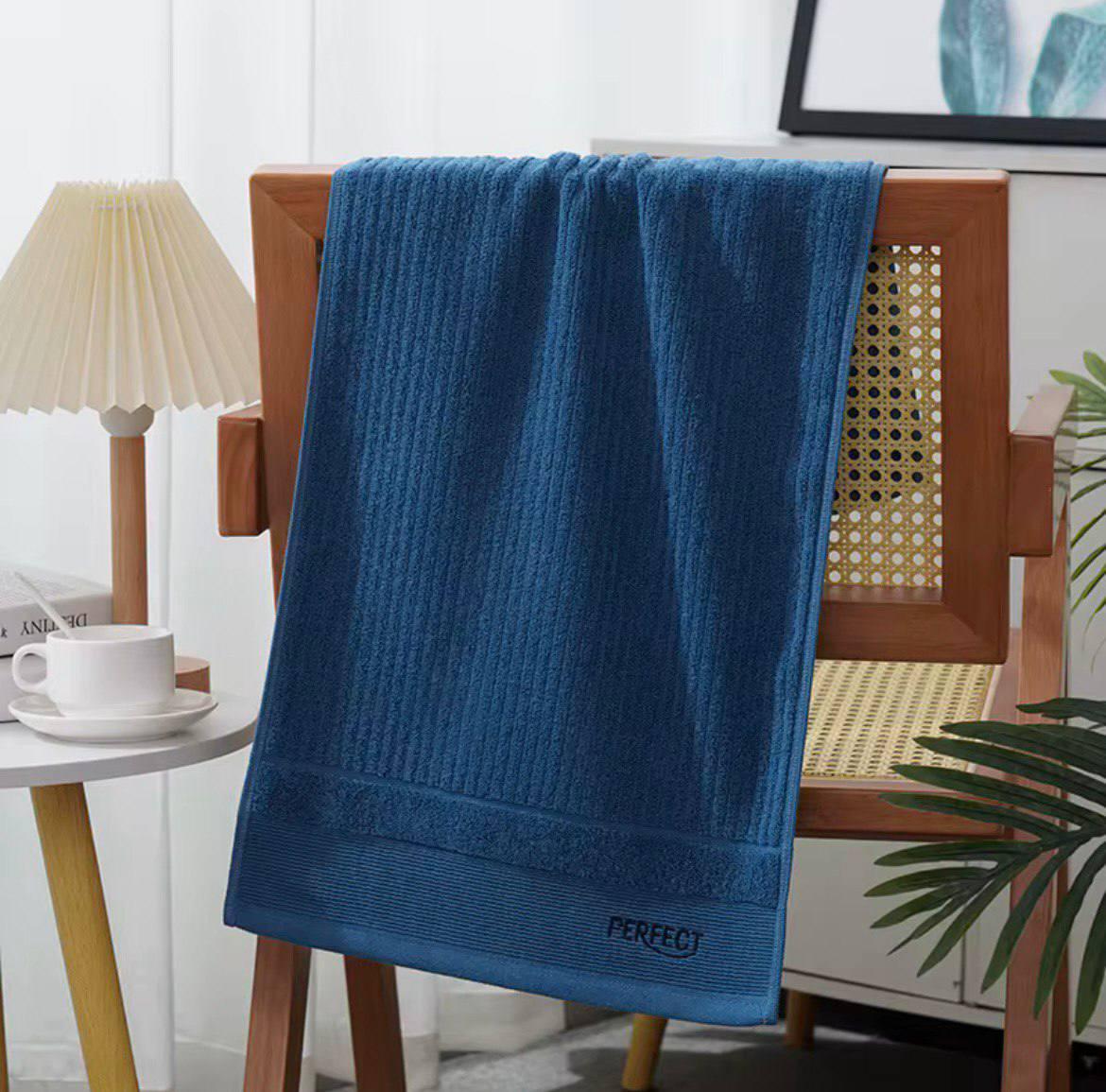 Набір рушників Perfect Style 3в1 Темно-синій (NR3in1BathBluePerfect) - фото 4 Набір рушників Perfect Style 3в1 Темно-синій (NR3in1BathBluePerfect) - фото 4