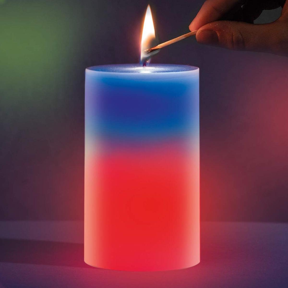 Свеча восковая с подсветкой Candled Magic 7 Color - фото 2