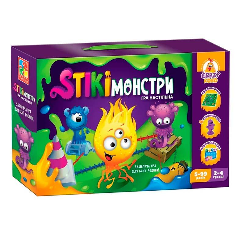 Настольная игра Стикоммонстры Vladi Toys VT8055-35 на украинском языке (31154683)