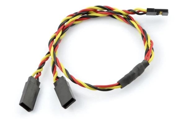 Розгалужувач Y для сервоприводу JR Female х2-JR Male 22AWG AMASS 30 см (50024)