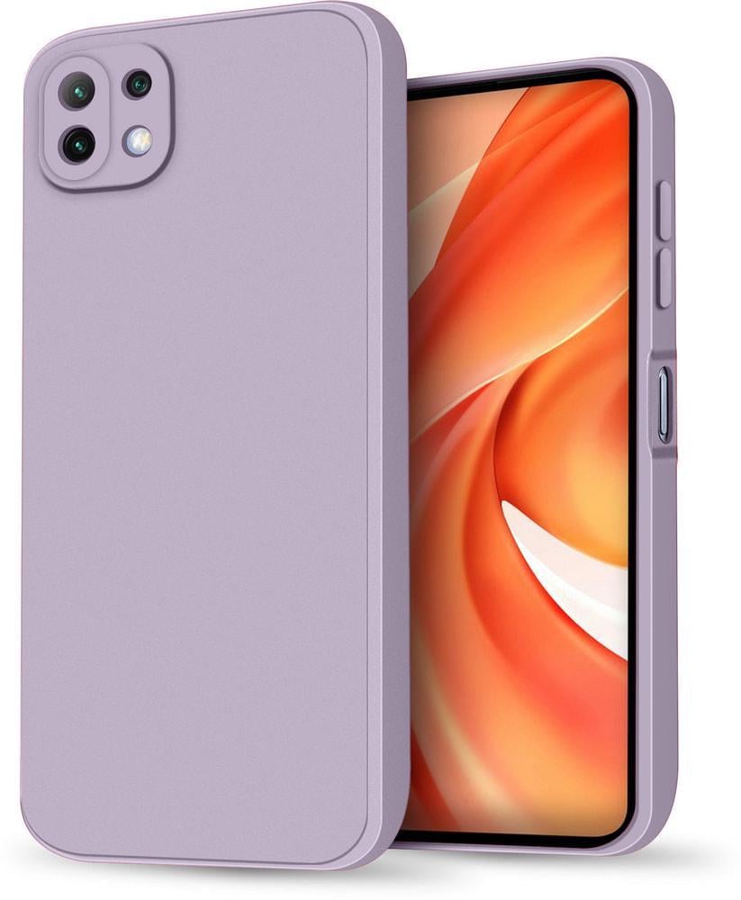 Силиконовый чехол HardCorner Xiaomi Mi 11 Lite (с микрофиброй) Lilac (34826-3B)