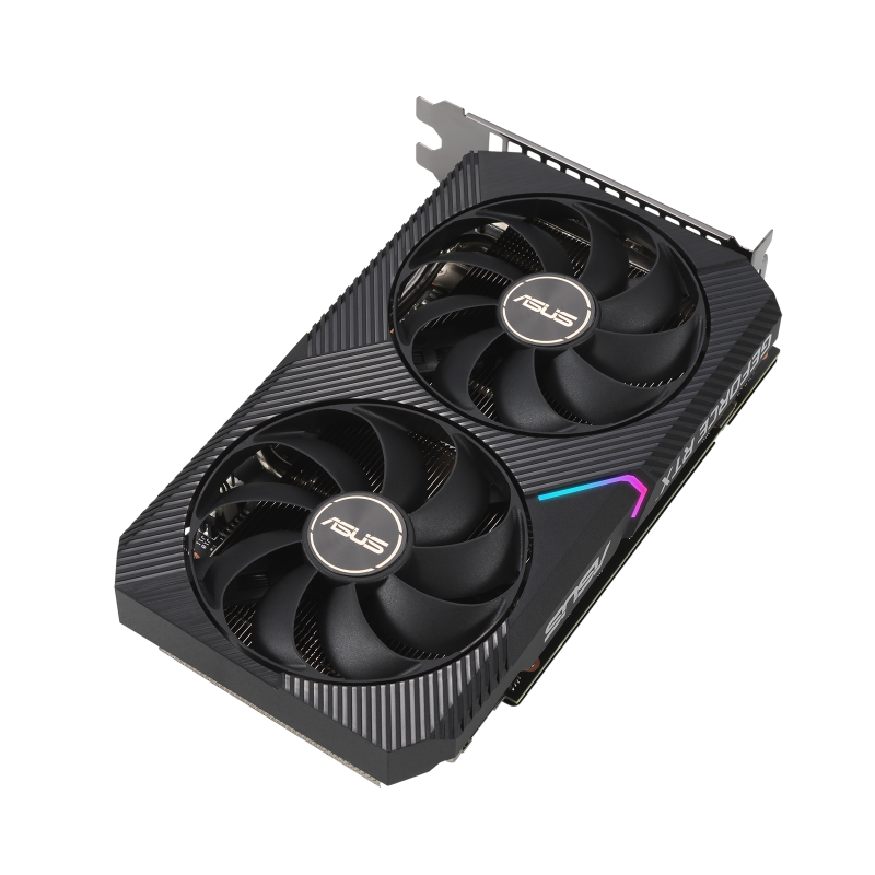 Видеокарта Asus RTX 3060 12 Гб GDDR6 15000 МГц (DUAL-RTX3060-O12G-V2) - фото 3