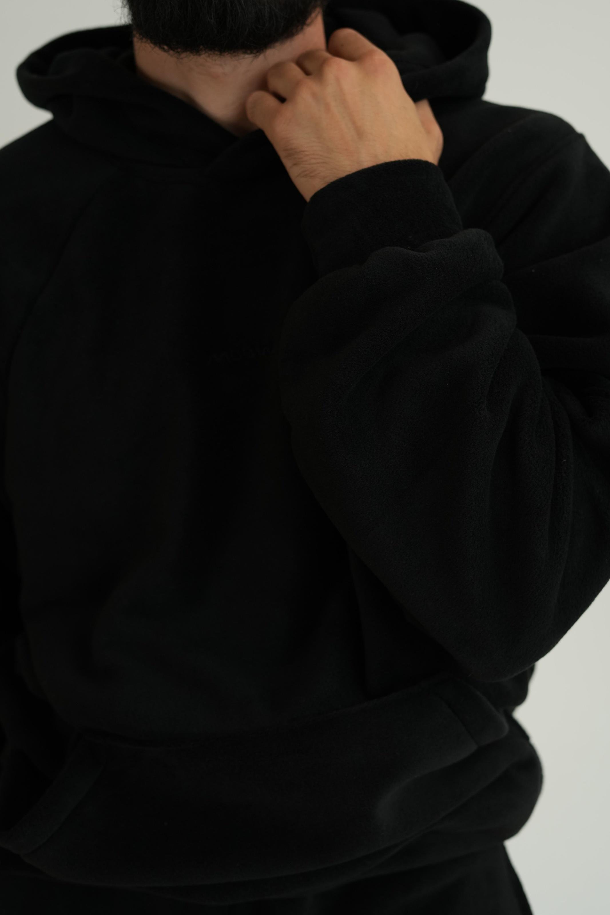 Костюм мужской флисовый BASE 3XL Черный (10201XXXLm) - фото 6