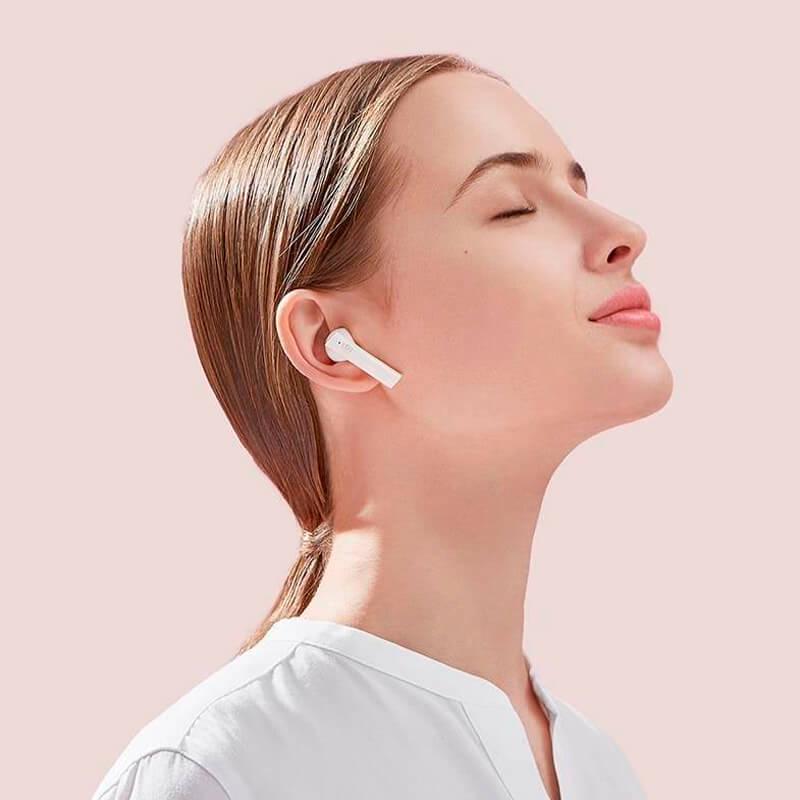 Навушники Haylou MoriPods T33 TWS Earbuds White - фото 2