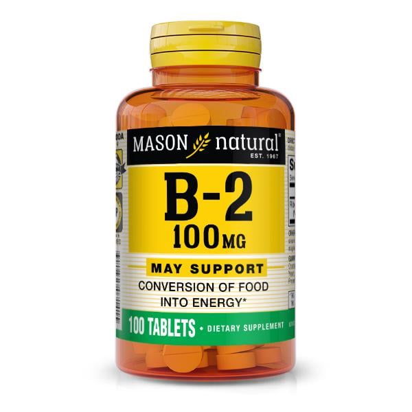 Рібофлавін Mason Natural Vitamin B2 100 mg 100 Tabs