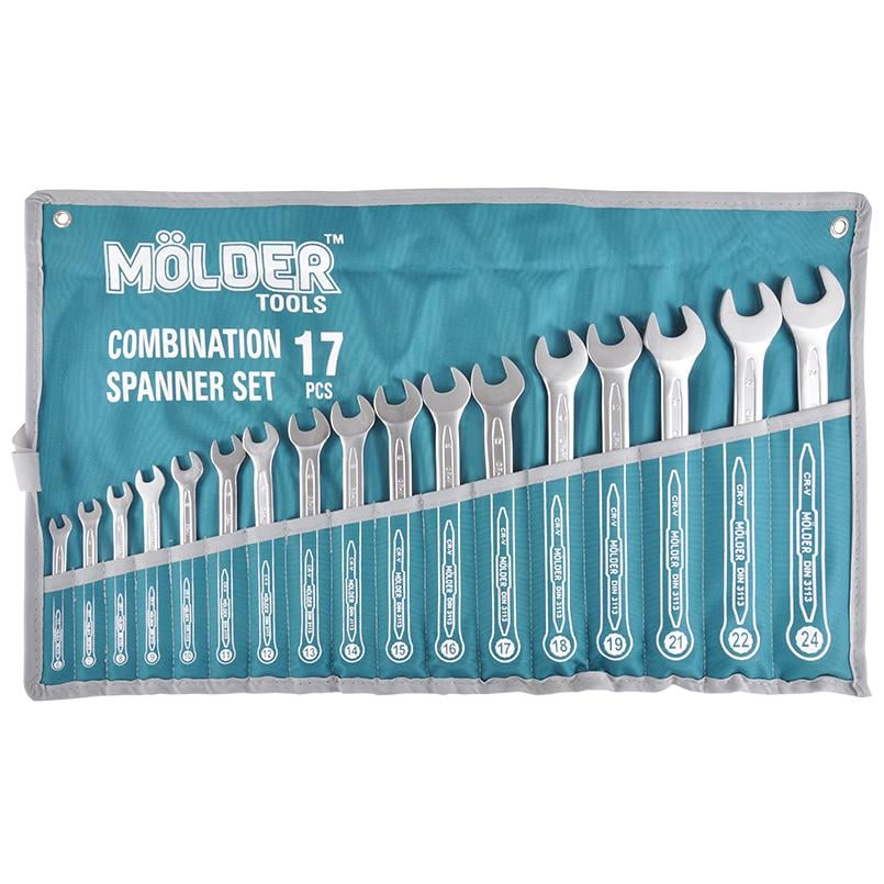 Комплект комбинированных ключей Molder MT58117 6-24 мм 17 пр. (37353165)