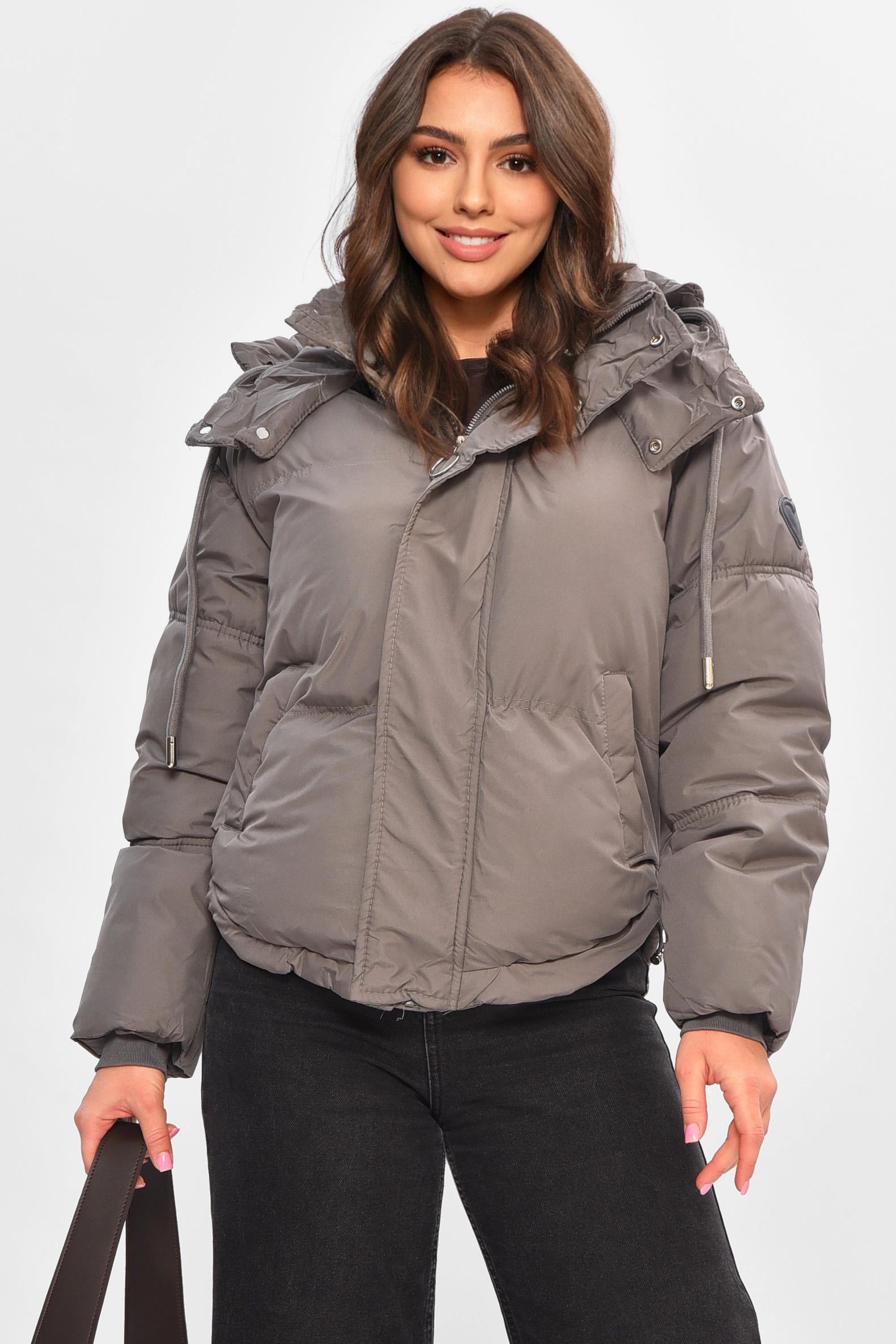 Куртка женская демисезонная XL Серый (207167) Куртка женская демисезонная XL Серый (207167)