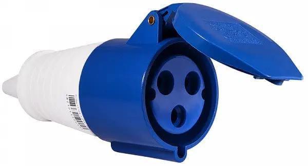 Розетка однофазна ABB Amphenol 32А/3 232EС6 2P+E (2CMA102031R1000)