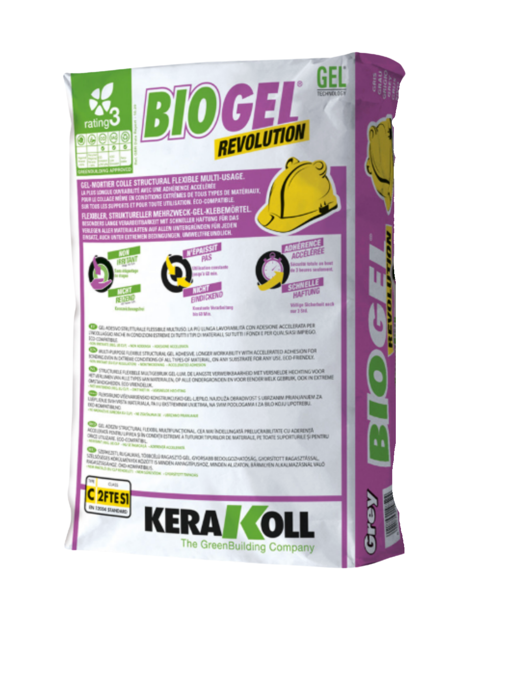 Клей для плитки Kerakoll Biogel Revolution 25 кг (82370)
