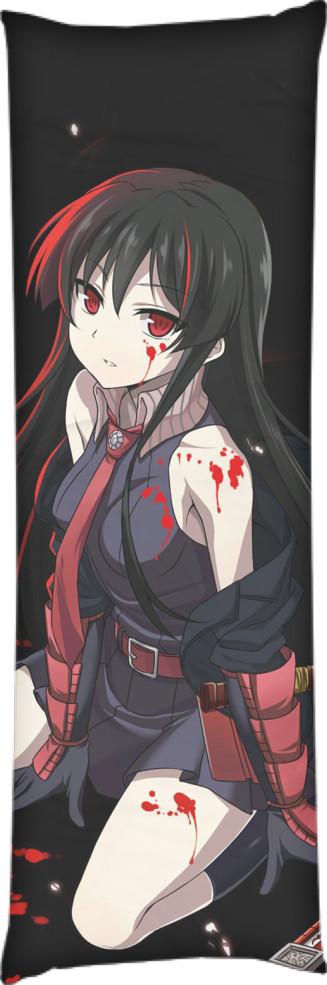 Подушка дакимакура Akame Ga Kill 60x180 см (14100337)