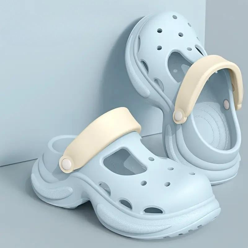 Сабо женские из пеноматериала EVA с амортизирующей и антискользящей подошвой р. 38 24 см Голубой (D-0143) - фото 2 Сабо женские из пеноматериала EVA с амортизирующей и антискользящей подошвой р. 38 24 см Голубой (D-0143) - фото 2