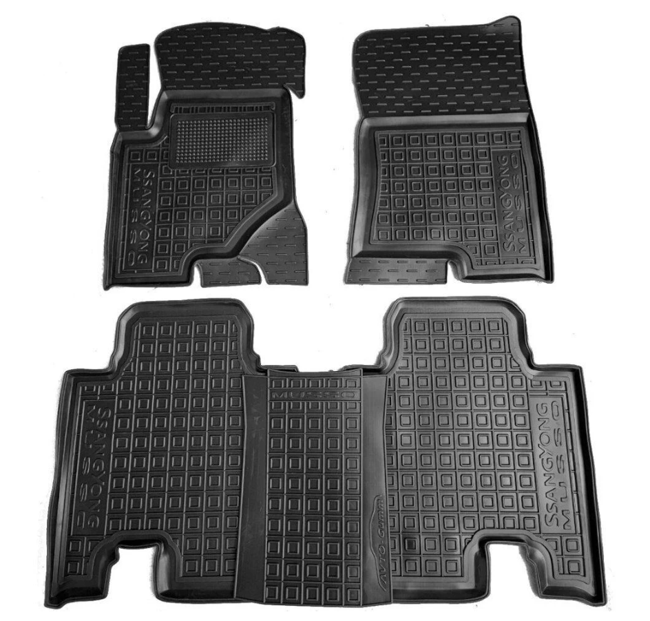 Коврики в салон AVTO-Gumm SsangYong Musso II 18- Черный (12035)