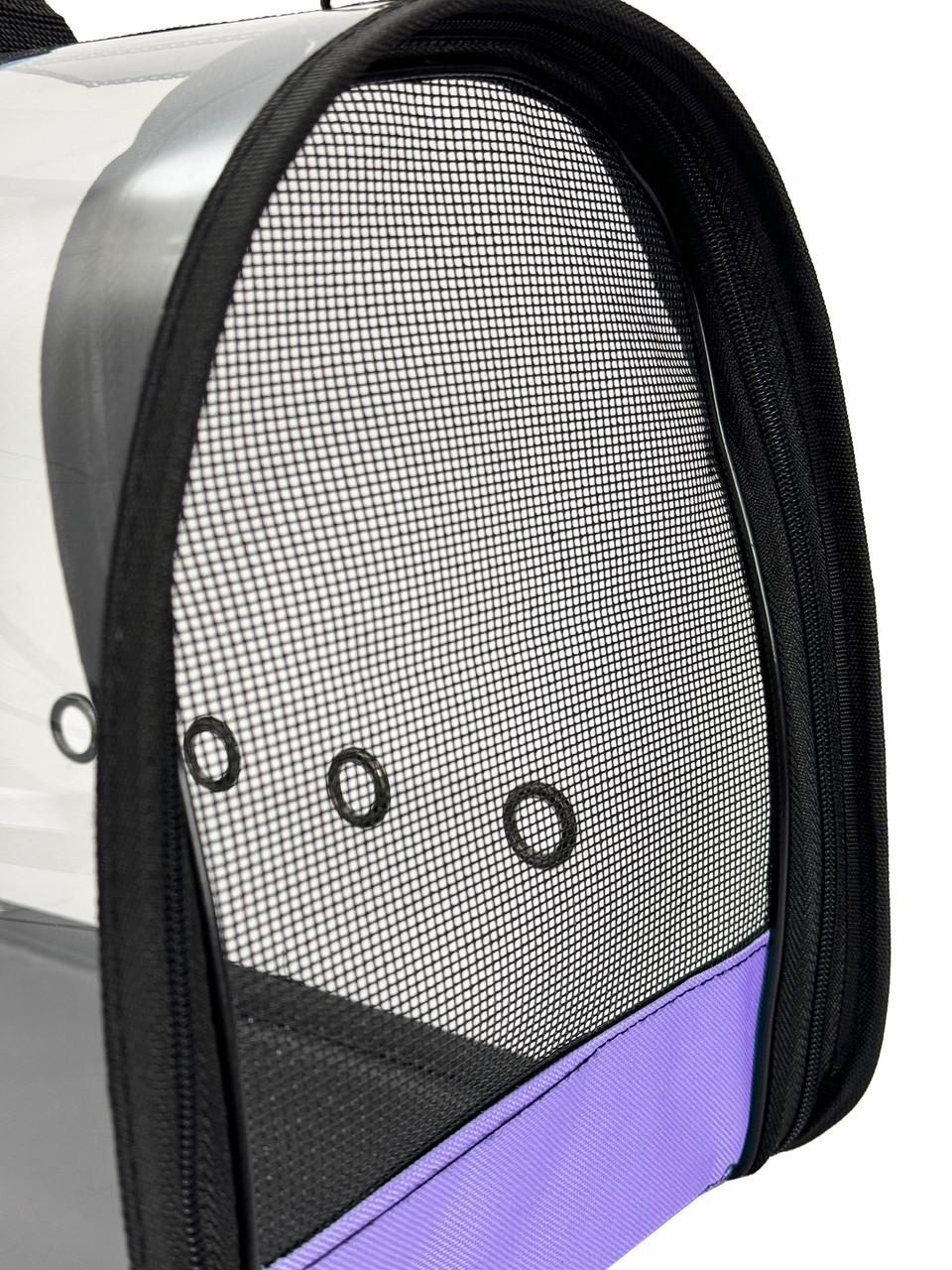 Сумка для перенесення домашніх тварин CosmoPet CP-10L 50x25x27 см Purple (3_04982) - фото 8