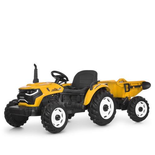 Дитячий електротрактор M 6260EBLR-6 24V Жовтий Дитячий електротрактор M 6260EBLR-6 24V Жовтий