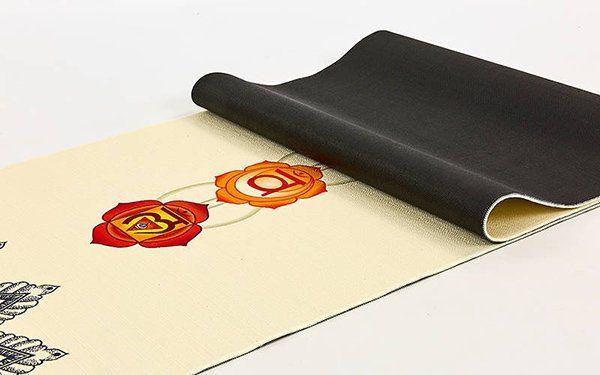 Килимок для йоги FI-7157 Мандала Чакри Бежевий (56429052) - фото 2