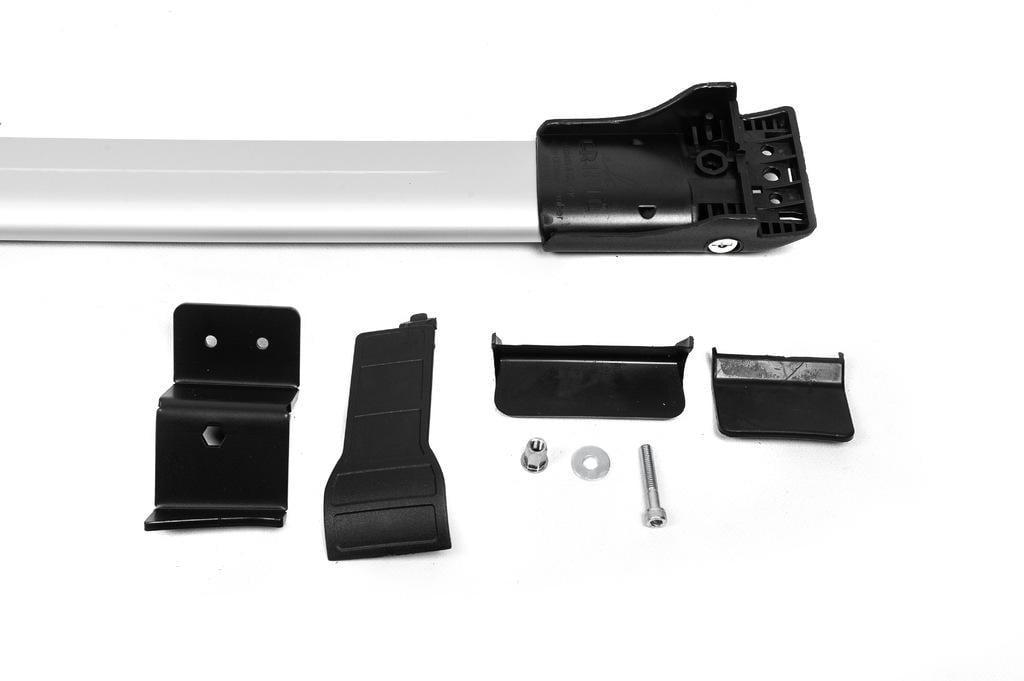 Перемички на рейлинг под ключ Erkul WingBar V1 для Renault Duster 2024- рр. алюминий/пластик 2 шт. Серый (166179) - фото 6