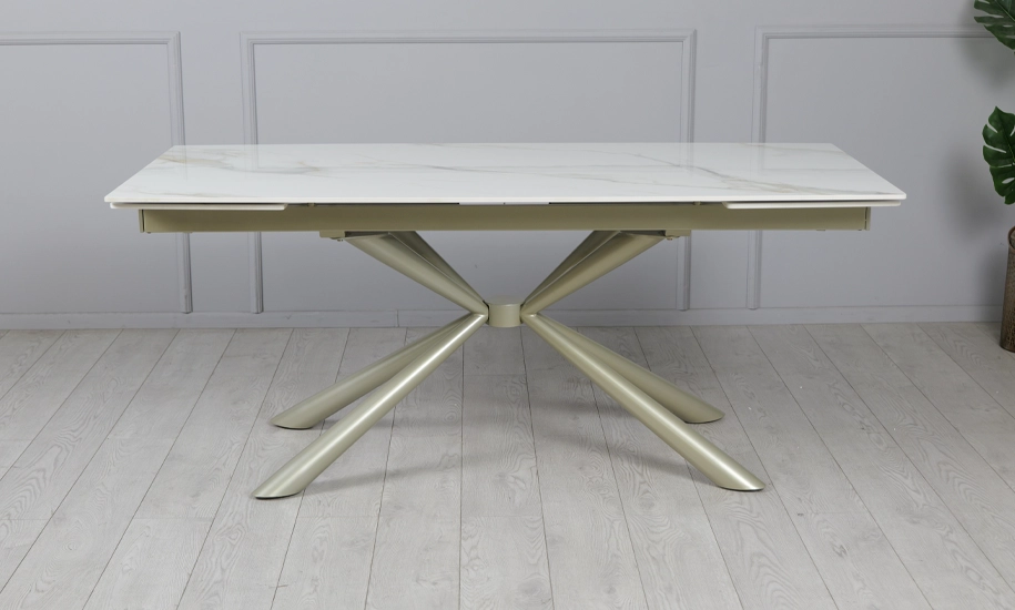 Стол раскладной Рим 1800/2600x900x750 мм Белый (2147483784)