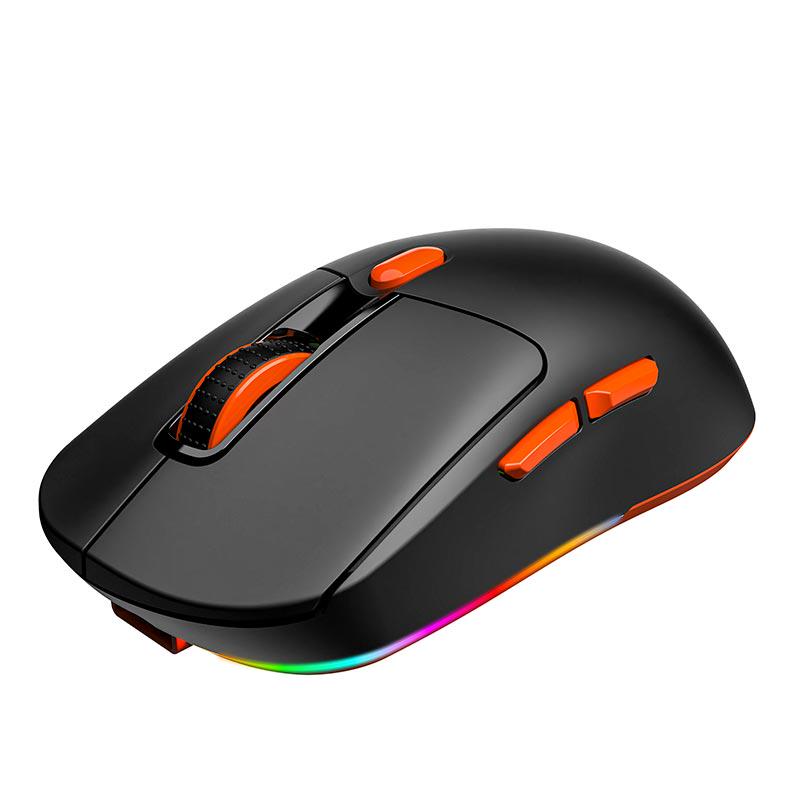 Мышка игровая Meetion GW38 RGB Wireless/Bluetooth/USB 8000 DPI Черный (623238) Мышка игровая Meetion GW38 RGB Wireless/Bluetooth/USB 8000 DPI Черный (623238)