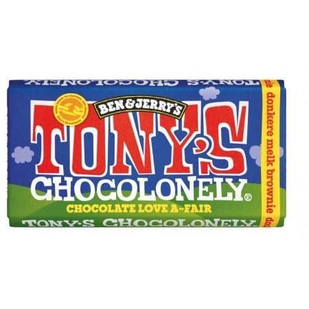 Шоколад Tony's Chocolonely Ben & Jerry's Brownie 180 г (1924860181)