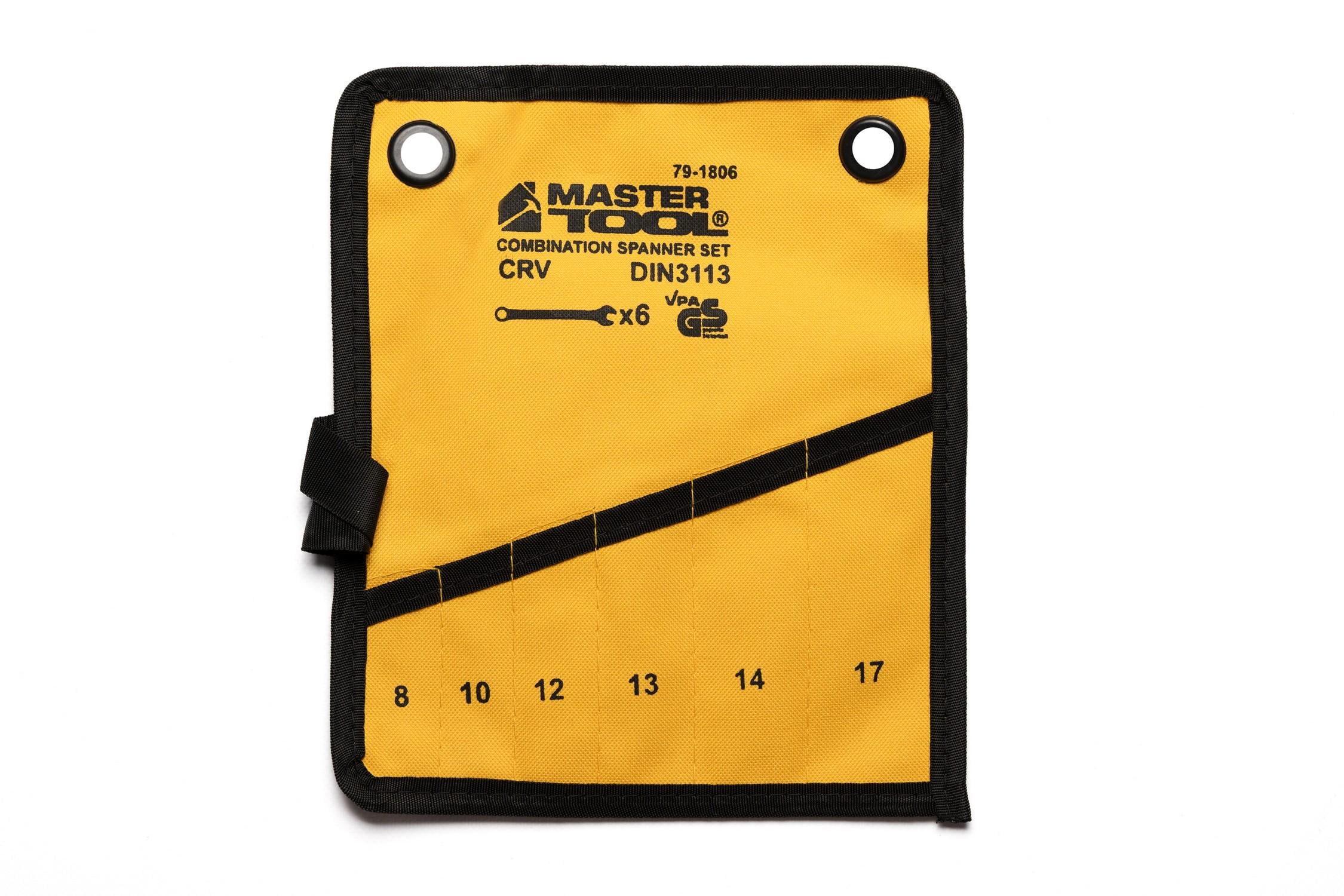 Чохол для гайкових ключів MASTERTOOL 6 кишень (79-1806) Чохол для гайкових ключів MASTERTOOL 6 кишень (79-1806)