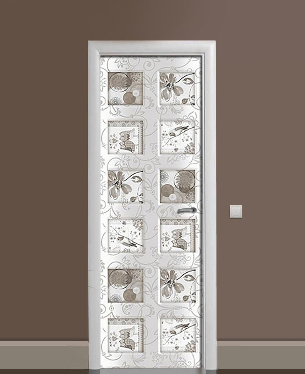 Наклейка 3D на двери Zatarga Причьи разговоры виниловая 650х2000 мм (1323455182)