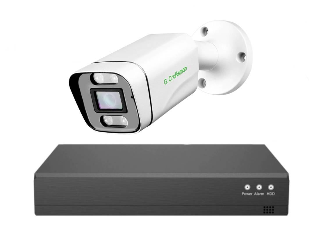 ᐉ Комплект IP видеонаблюдения G.Craftsman регистратор POE с одной IP ...