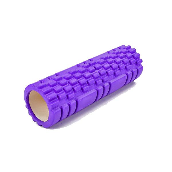 Массажный ролик EasyFit Grid Roller 45 см v.2.1 Фиолетовый (EF-2027-V) - фото 1