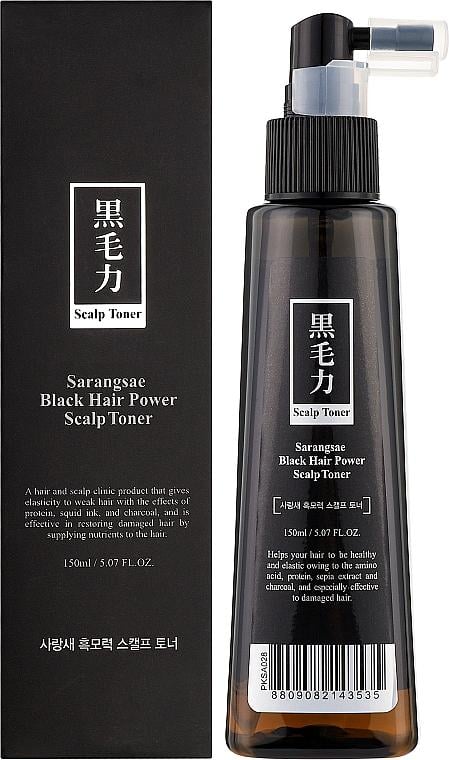 Спрей для росту волосся Sarangsae Black Hair Power Scalp Toner (KDV048)