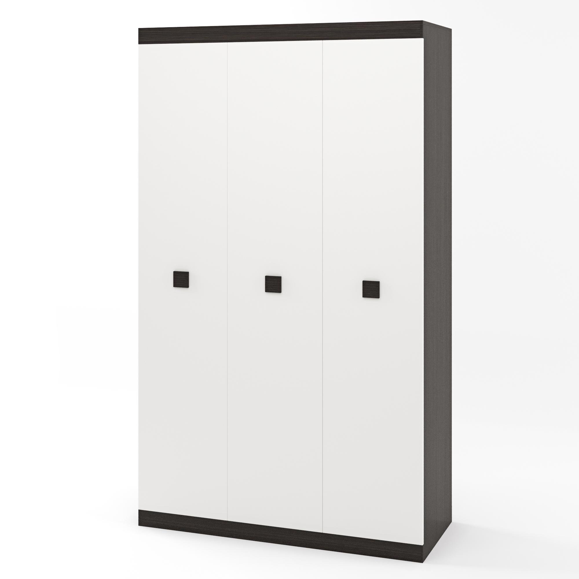 Шкаф Everest Соната 1200х496х2050 мм Венге темный/Белый (11305) - фото 3 Шкаф Everest Соната 1200х496х2050 мм Венге темный/Белый (11305) - фото 3