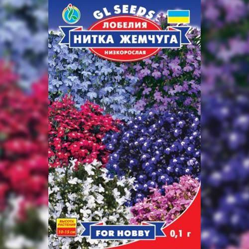 Семена Лобелия Florium Нитка Жемчуга (17507) - фото 2 Семена Лобелия Florium Нитка Жемчуга (17507) - фото 2