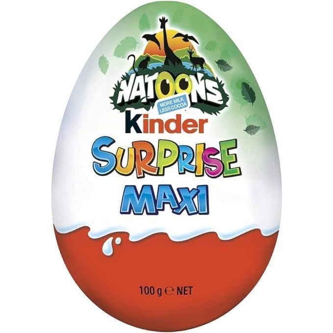 Шоколадне яйце Kinder Surprise Maxi Natoons 100 г (1966498780)