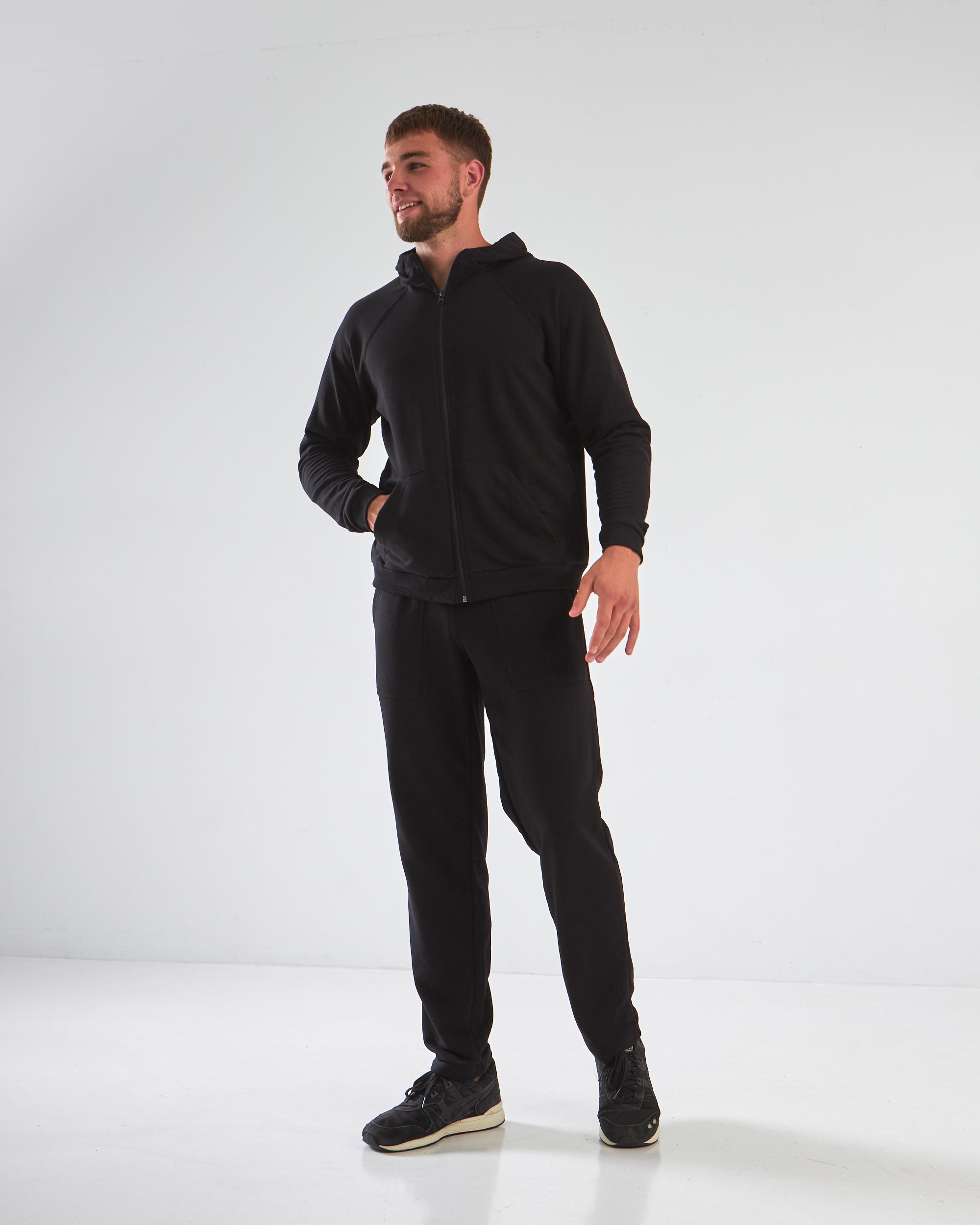 Спортивный костюм р. 48 Черный (14605049) - фото 4 Спортивный костюм р. 48 Черный (14605049) - фото 4