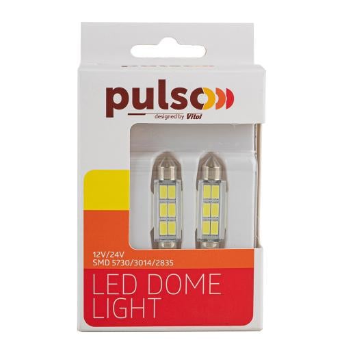 Лампа PULSO/софитная/LED SV8.5/T11x41 мм/6 SMD-5730/9-18v/130Lm (LP-62041) - фото 4 Лампа PULSO/софитная/LED SV8.5/T11x41 мм/6 SMD-5730/9-18v/130Lm (LP-62041) - фото 4